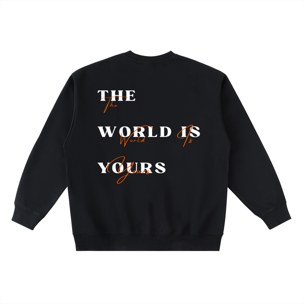 Oversized Crewneck Taped Sweatshirt