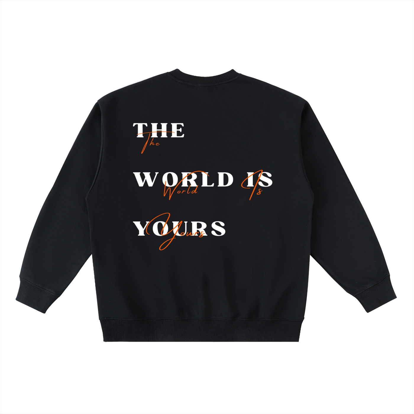 Oversized Crewneck Taped Sweatshirt