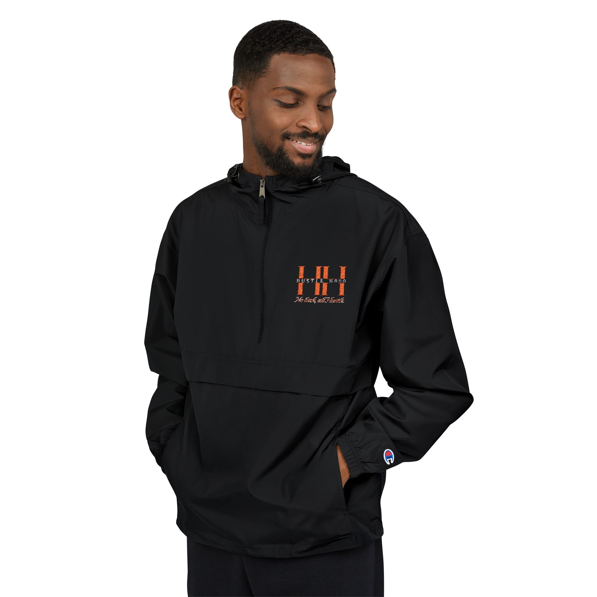 HustleHood x Champion Windbreaker