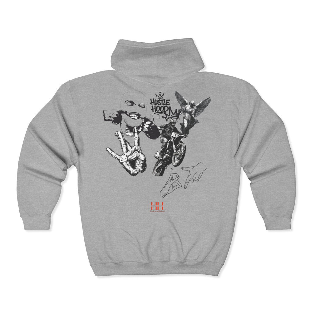 HustleHood Full Zip Hoodie II