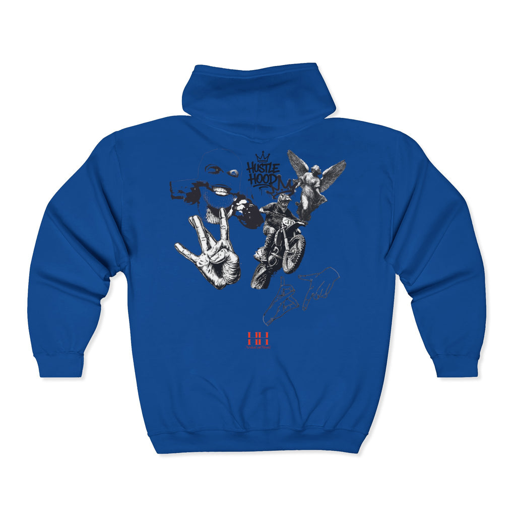 HustleHood Full Zip Hoodie II