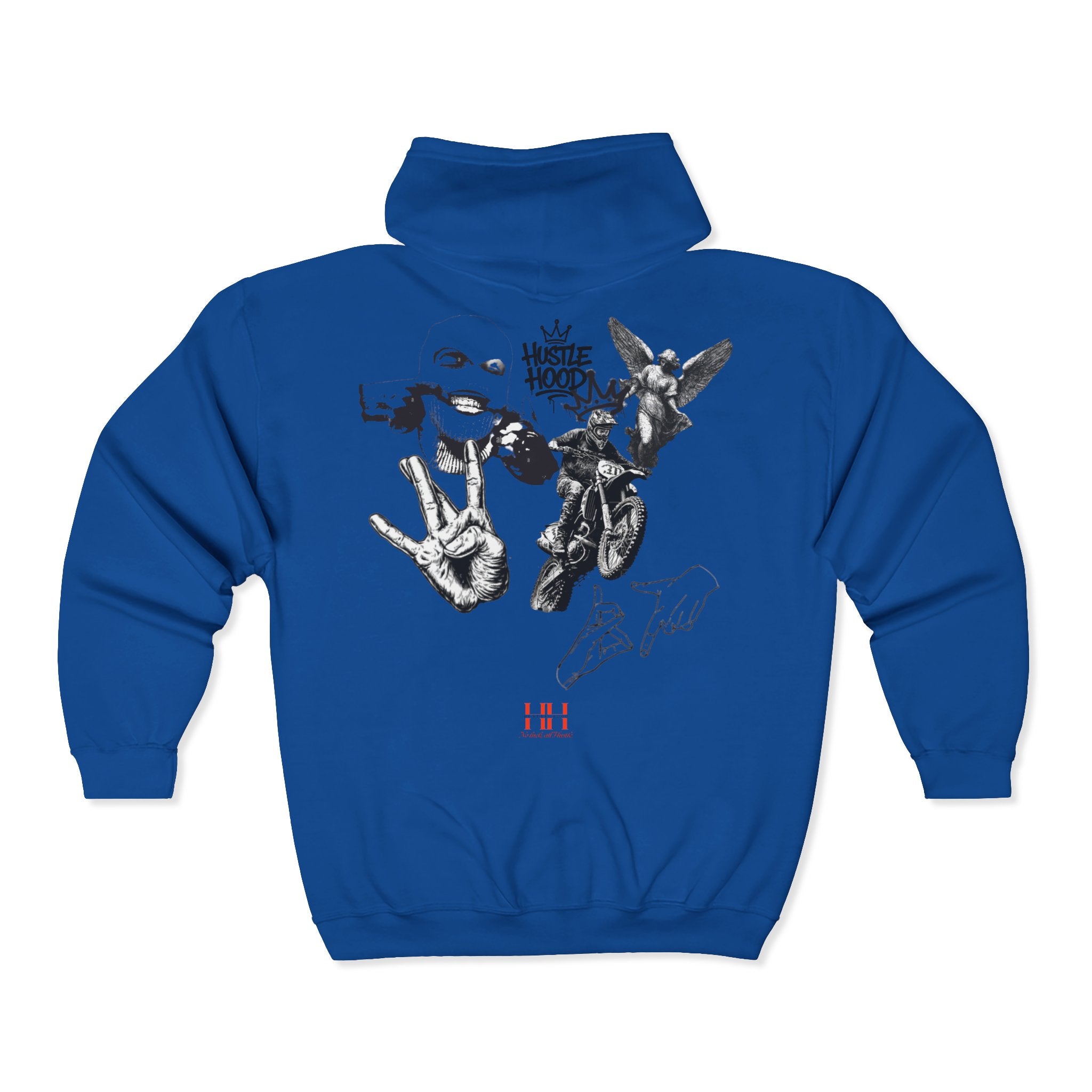HustleHood Full Zip Hoodie II