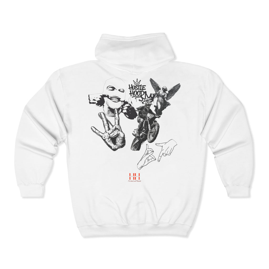 HustleHood Full Zip Hoodie II