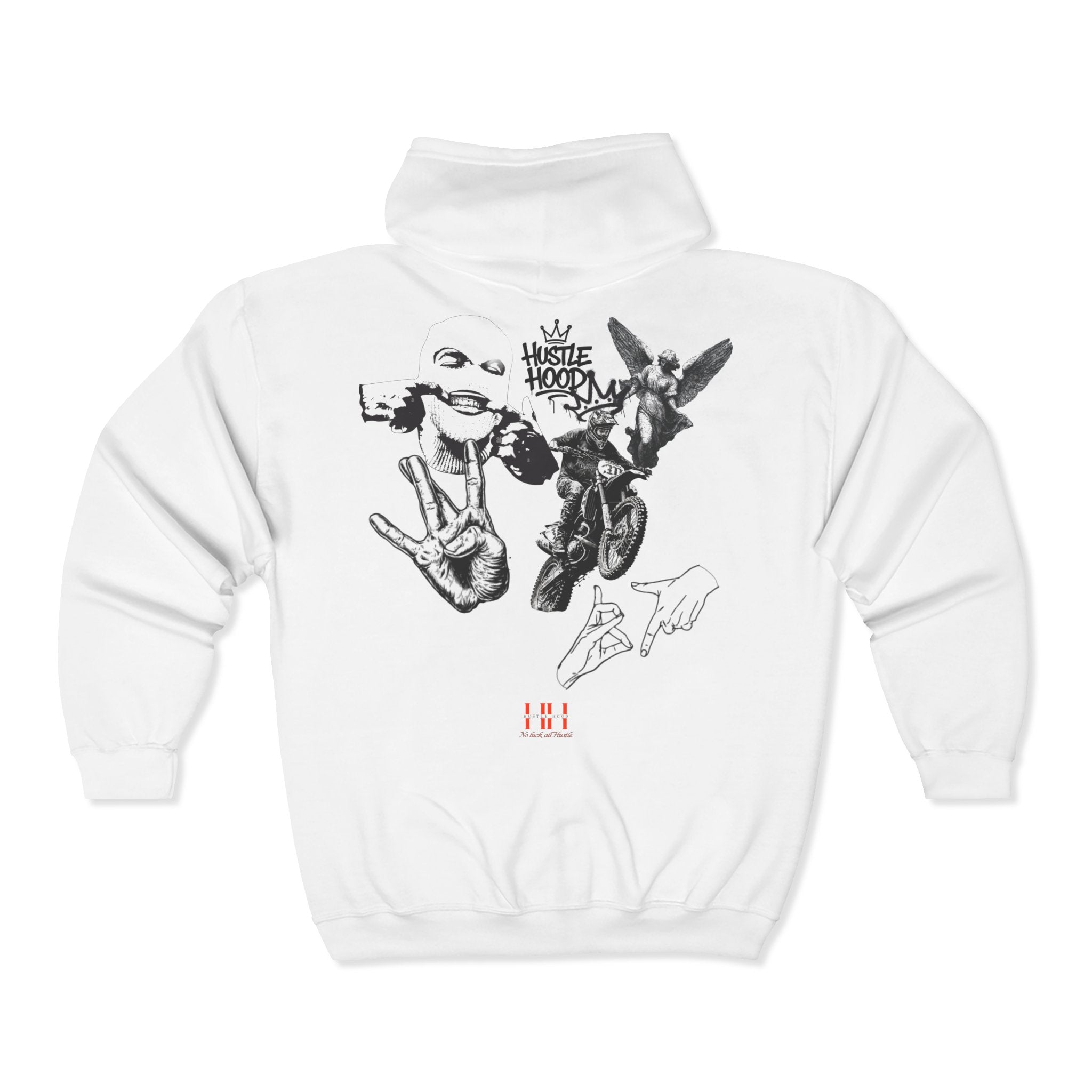 HustleHood Full Zip Hoodie II