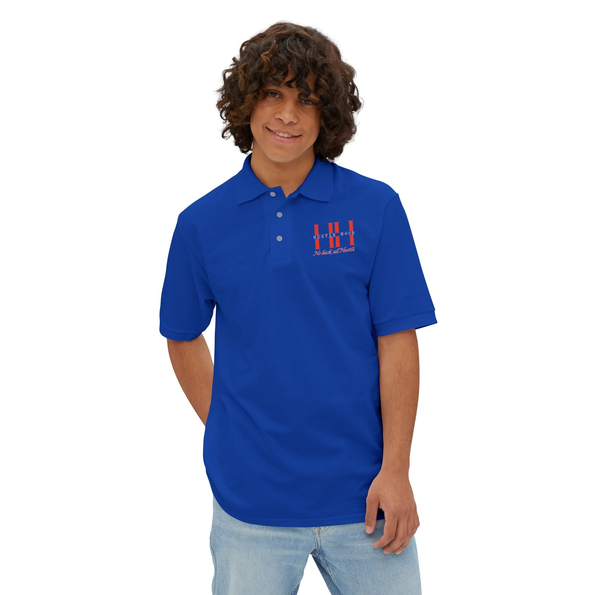 HustleHood Stylish Piqué Polo.