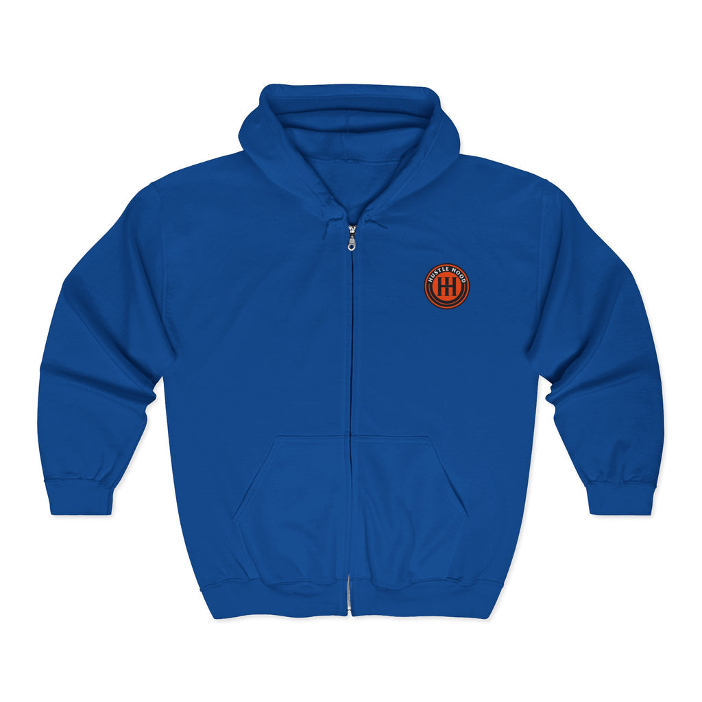 HustleHood Full Zip Hoodie II